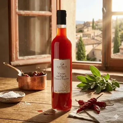 Delicatessen - Espelette chili pepper Pulp Vinegar - CATRICE GOURMET