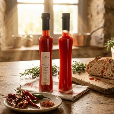 Delicatessen - Espelette chili pepper Pulp Vinegar - CATRICE GOURMET