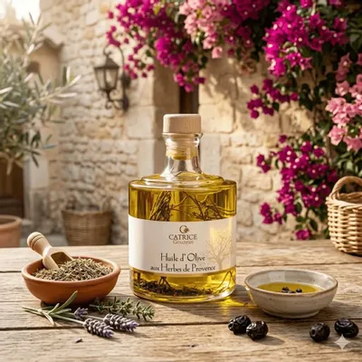 Delicatessen - Olive oil & "herbes de Provence" (mixed herbs) - CATRICE GOURMET