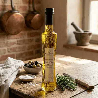Delicatessen - Olive oil & "herbes de Provence" (mixed herbs) - CATRICE GOURMET