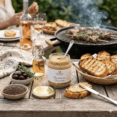 Delicatessen - Black Olive Mustard180g - CATRICE GOURMET