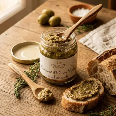 Delicatessen - Crushed green olives with farigoule 80g - CATRICE GOURMET