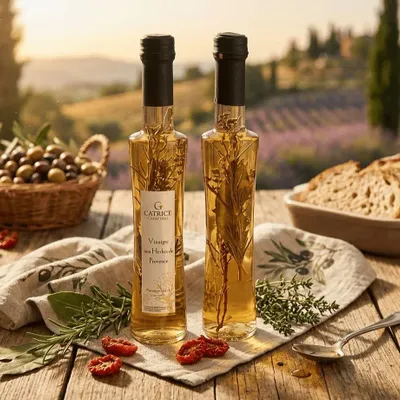Delicatessen - herbes de Provence"(mixed herbs) & vinegar - CATRICE GOURMET