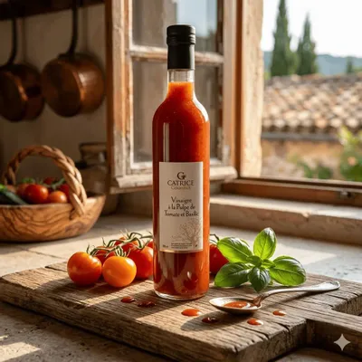 Delicatessen - Tomato-Basil Pulp Vinegar - CATRICE GOURMET