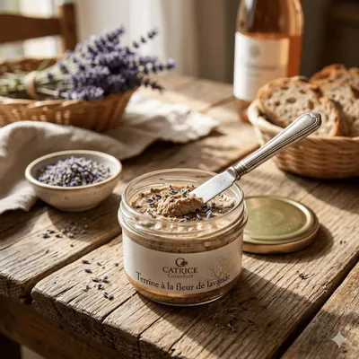 Delicatessen - Pork terrine with Lavender Flower - CATRICE GOURMET