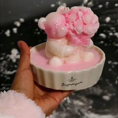 Candles - Decorative Scented Candle Collection – Bear, House & Flower - WIRAWIRI