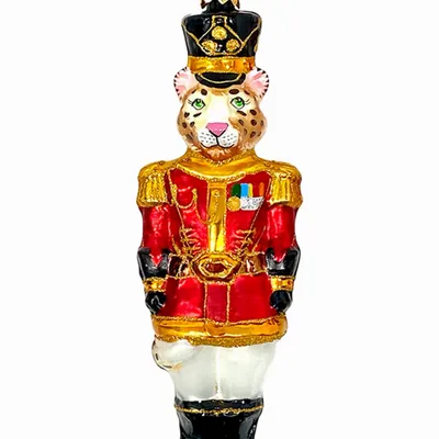 Guirlandes et boules de Noël - Décoration en verre ciré KRG Leopard Body Polish - KENZIES OF LONDON