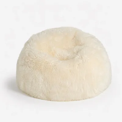 Poufs - Pouf poire - Peau de mouton - ECUIRA