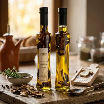 Delicatessen - Olive oil with porcini mushrooms - CATRICE GOURMET