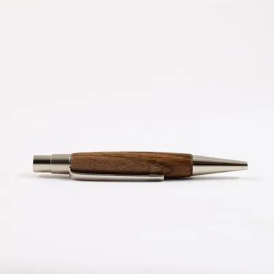 Jewelry - Berlin Mini Ballpoint Pen – « Walnut Wood  » - ATELIER FESSELER