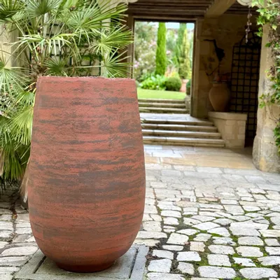 Pots de fleurs - STAMNOSA I – Jarre monumentale artisanale - CERAMIC FACTORY