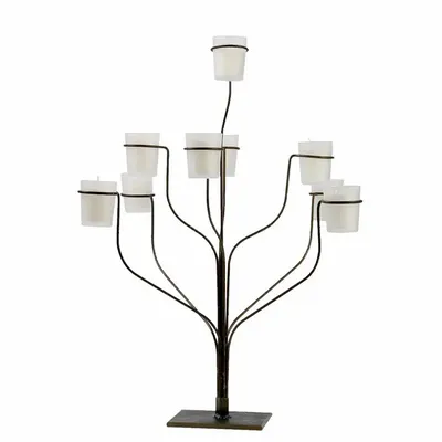 Candles - IRON CANELOBRE P COLLECTION - CERABELLA SL