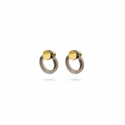 Bijoux - Boucles d'oreilles SATURNE MINI Bronze - TELLMEE