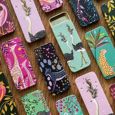 Cadeaux - Sara Miller London boîtes en métal imprimé - MAISON ROYAL GARDEN