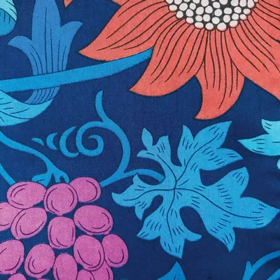 Vêtements de nuit - Robe kimono longue Standen - Collection Morris : fabriquée avec Libert - LIME TREE DESIGN