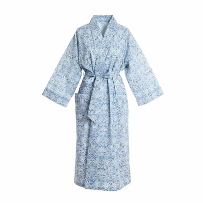 Prêt-à-porter - Robe kimono longue Lodden - Collection Morris : fabriquée en tissu Lib - LIME TREE DESIGN