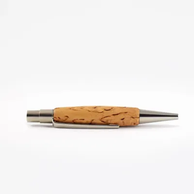 Pens and pencils - Berlin Mini Ballpoint Pen  – « Finnish Birch Wood» - ATELIER FESSELER