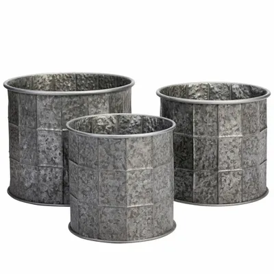 Pots de fleurs - Planteurs en fer galvanisé - MADAM STOLTZ