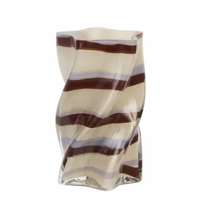 Vases - Vase torsadé avec rayures - MADAM STOLTZ