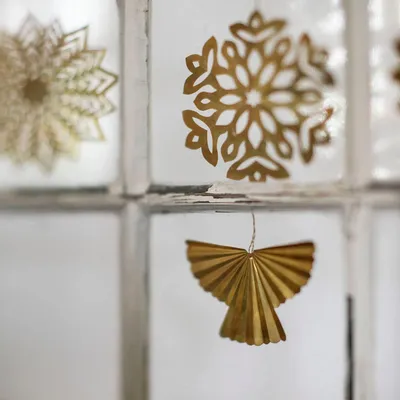 Autres décorations de Noël - Ange en laiton suspendu - MADAM STOLTZ