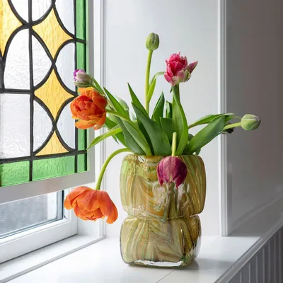 Vases - Vase en verre carré - MADAM STOLTZ