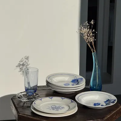 Objets de décoration - Lot de 14 cendriers triangulaires en verre D13 - OFFICE OBJETS