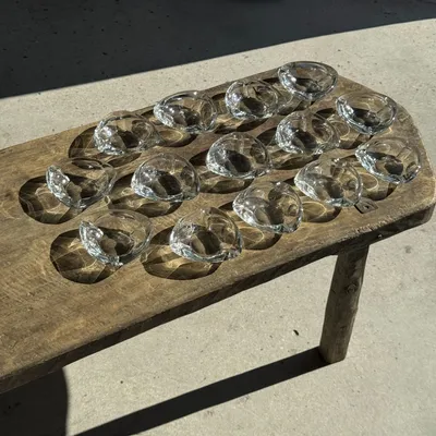 Objets de décoration - Lot de 14 cendriers triangulaires en verre D13 - OFFICE OBJETS