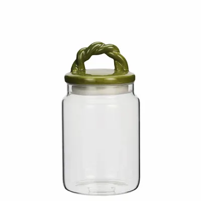 Petit électroménager - Bocal en verre avec couvercle en céramique - MADAM STOLTZ