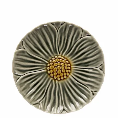 Formal plates - Stoneware flower plate - MADAM STOLTZ