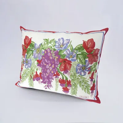 Coussins textile - Housse de coussin Bougainvilliers - BEAUVILLÉ