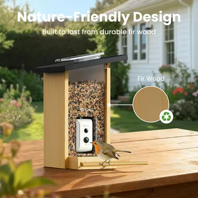 Garden accessories - Birdfy Feeder Ebony Lite - BIRDFY