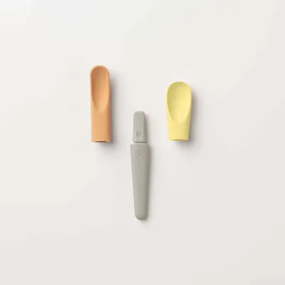 Repas pour enfant - Set de cuillères d’alimentation Pre2Pro Max – Mangue - MINIWARE AB