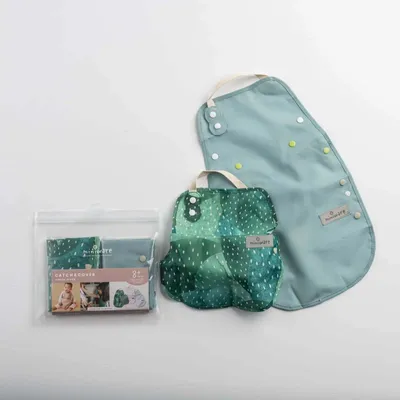 Repas pour enfant - Lot de 2 bavoirs Catch & Cover – Succulente chaude - MINIWARE AB