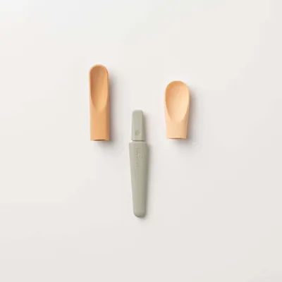 Repas pour enfant - Set de cuillères d’alimentation Pre2Pro Max – Boost doré - MINIWARE AB