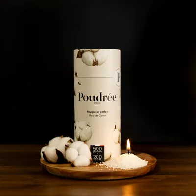 Candles - Scented wax pearl candles - POUDRÉE PARIS