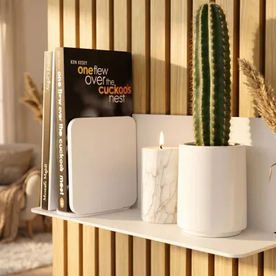 Objets de décoration - SERRE LIVRES AIMANTE CORNALINE - DECO-GEM