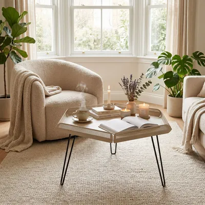 Coffee tables - CELESTIAL STEEL COFFEE TABLE - DECO-GEM