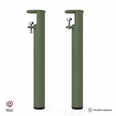 Tables basses - PIED DE TABLE BASSE EN ACIER TOPAZE - LOT DE 2 PIEDS - DECO-GEM