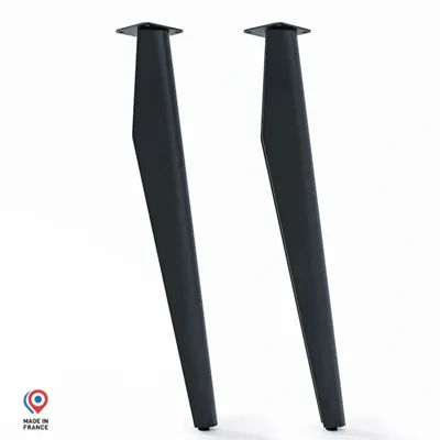 Dining Tables - OPAL STEEL STANDING DINING TABLE LEG - SET OF 2 LEGS - DECO-GEM