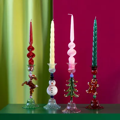 Objets de décoration - Bougeoir en forme de joyeux pain d'épice - &KLEVERING