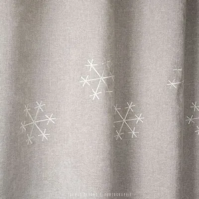 Curtains and window coverings - Snowflake mountain curtain - VAGABONDE INTERNATIONAL