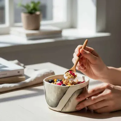 Mugs - Cozy Brush Bowl - LALI DESIGN STUDIO