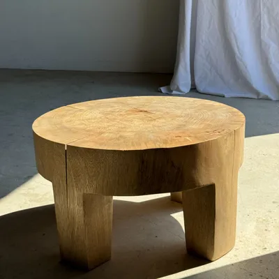 Coffee tables - Coffee table, quadripod coffee table in solid monoxyl mango wood - OFFICE OBJETS