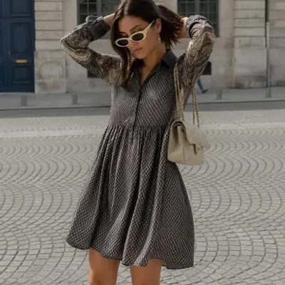 Prêt-à-porter - Robe chemise courte - I WAS A SARI