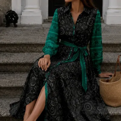 Prêt-à-porter - Robe chemise longue - I WAS A SARI