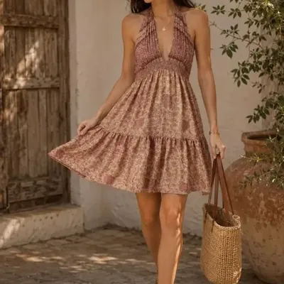 Prêt-à-porter - Robe courte à plusieurs niveaux - I WAS A SARI