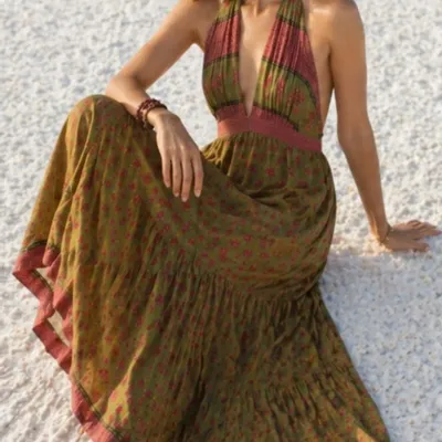 Apparel - Maxi tiered dress - I WAS A SARI