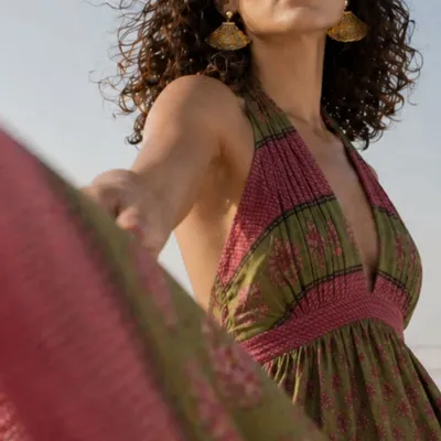 Apparel - Maxi tiered dress - I WAS A SARI