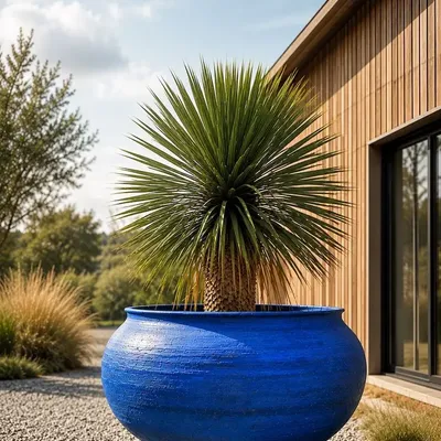 Pots de fleurs - Jardinière architecturale d'extérieur – COTYLA I - CERAMIC FACTORY