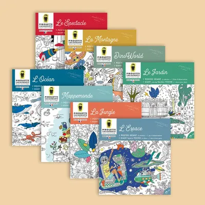 Loisirs créatifs pour enfant - COLORIAGES - PIROUETTE CACAHOUETE